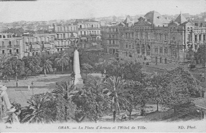 Oran place d armes et hotel de ville