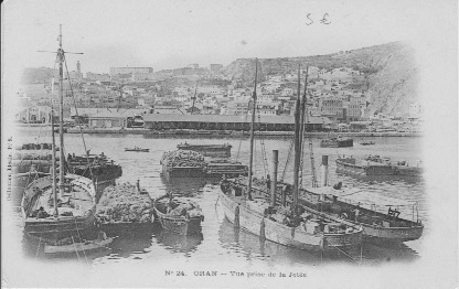 Oran vue de la jetée